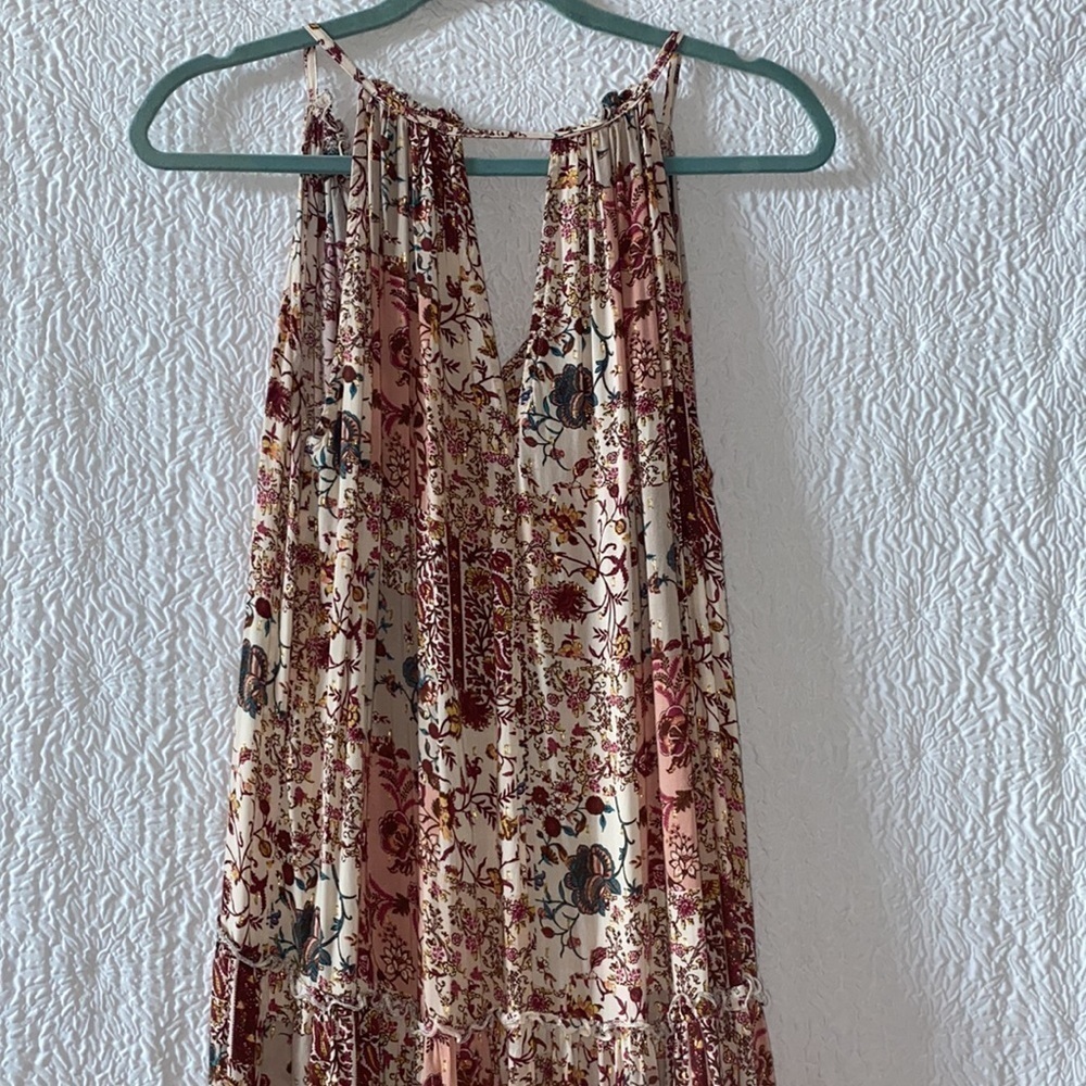 Anthropologie DREW Naomi Halter Tiered Ruffle Maxi Dress - Picture 5 of 9